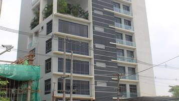 Voorkant van accommodatie