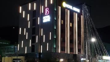 Front of property - evening/night