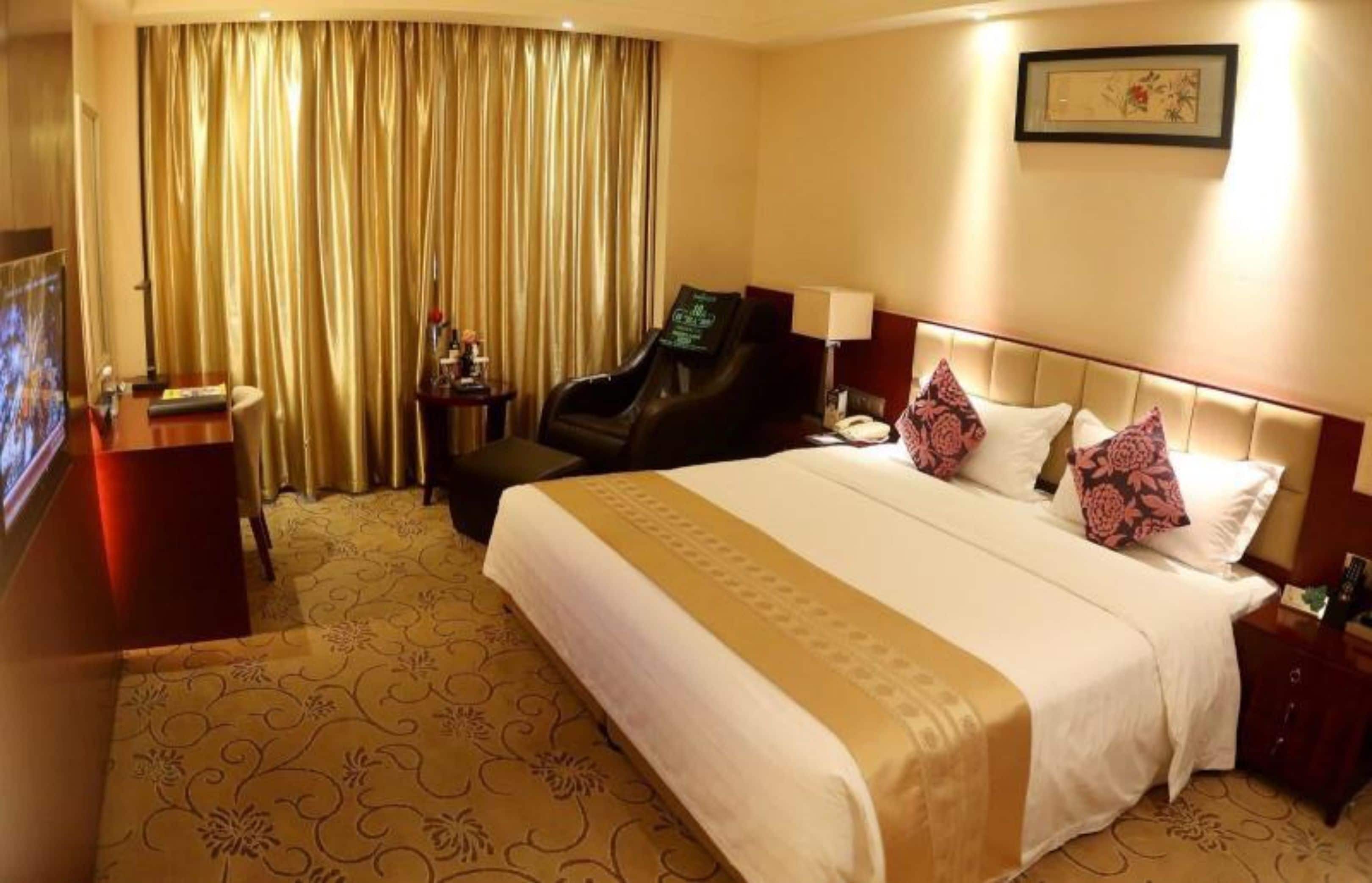 in-room safe, desk, blackout curtains, soundproofing