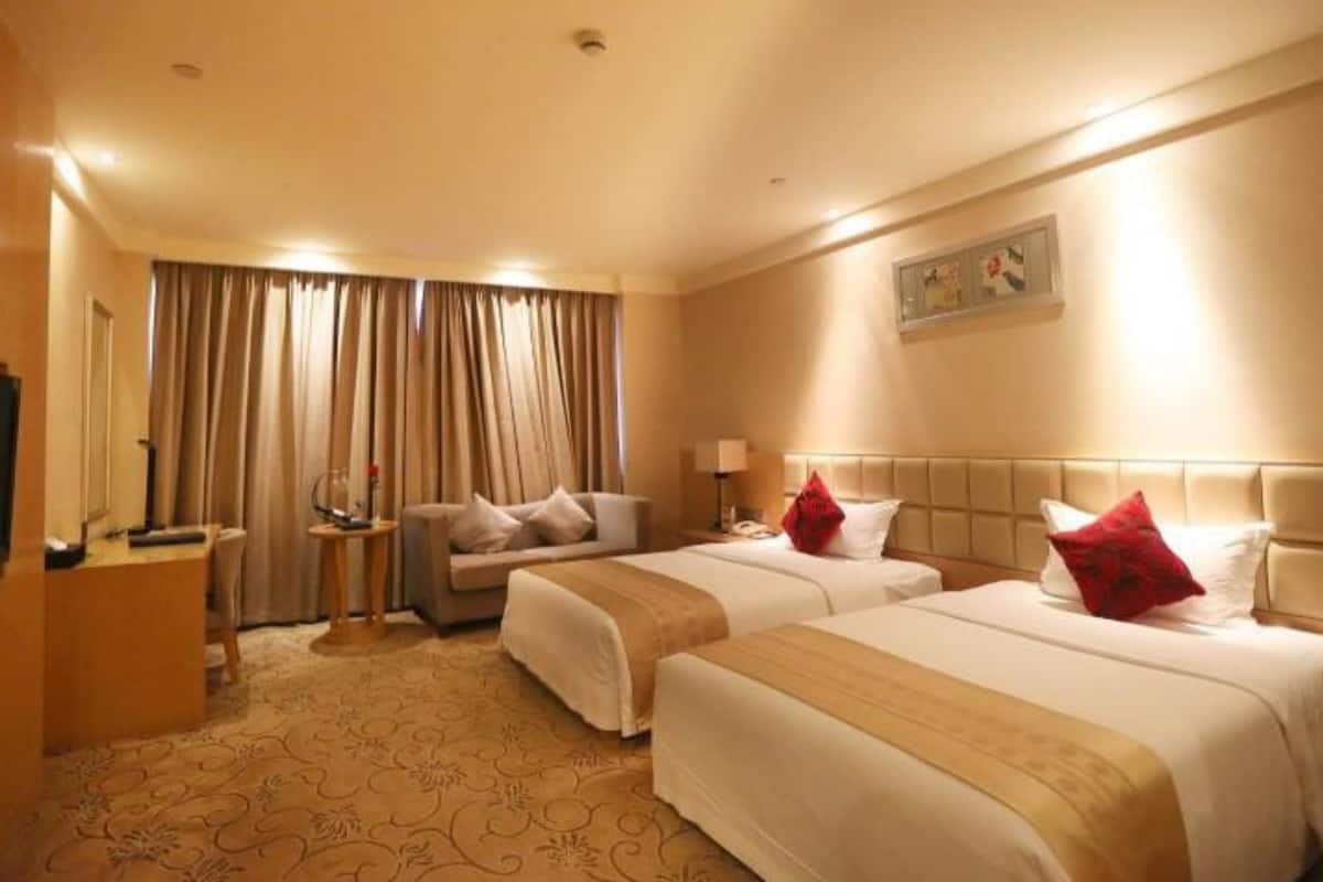 in-room safe, desk, blackout curtains, soundproofing