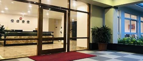 Interior entrance