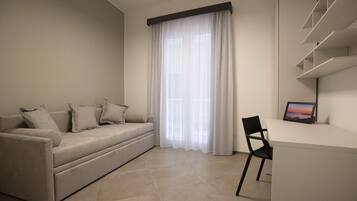 Leilighet – comfort | Dundyner, minibar, individuelt dekorert og individuelt innredet