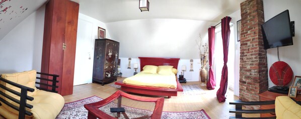 1 bedroom, iron/ironing board, travel cot, free WiFi