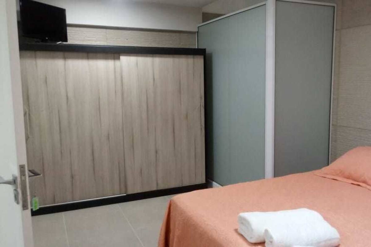 Blackout curtains, iron/ironing board, free WiFi, bed sheets