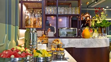 Daily buffet breakfast (EUR 15 per person)