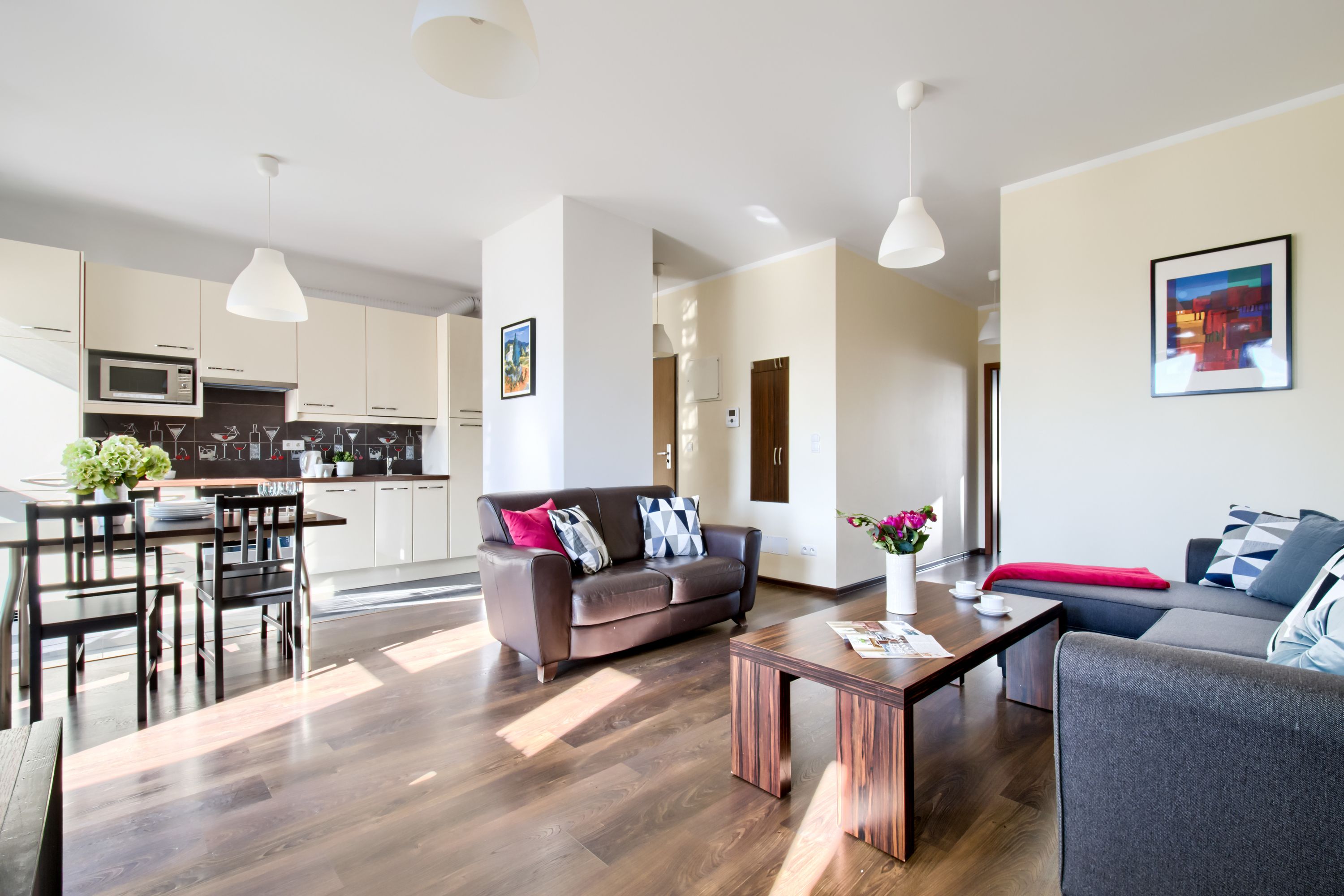 business apartment | living room | flat-screen tv