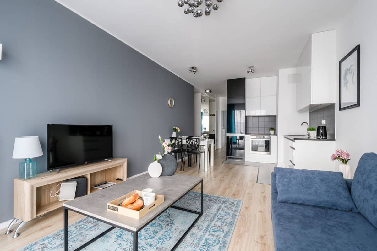 Comfort Apartment | Living area | Flat-screen TV