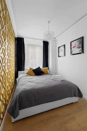 Departamento Confort, vista a la ciudad | 1 habitación, ropa de cama hipoalergénica y decoración personalizada 