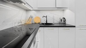 Lägenhet Comfort - utsikt mot staden | Eget kök