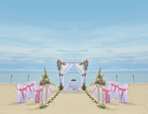 Aussenbereich für Hochzeiten