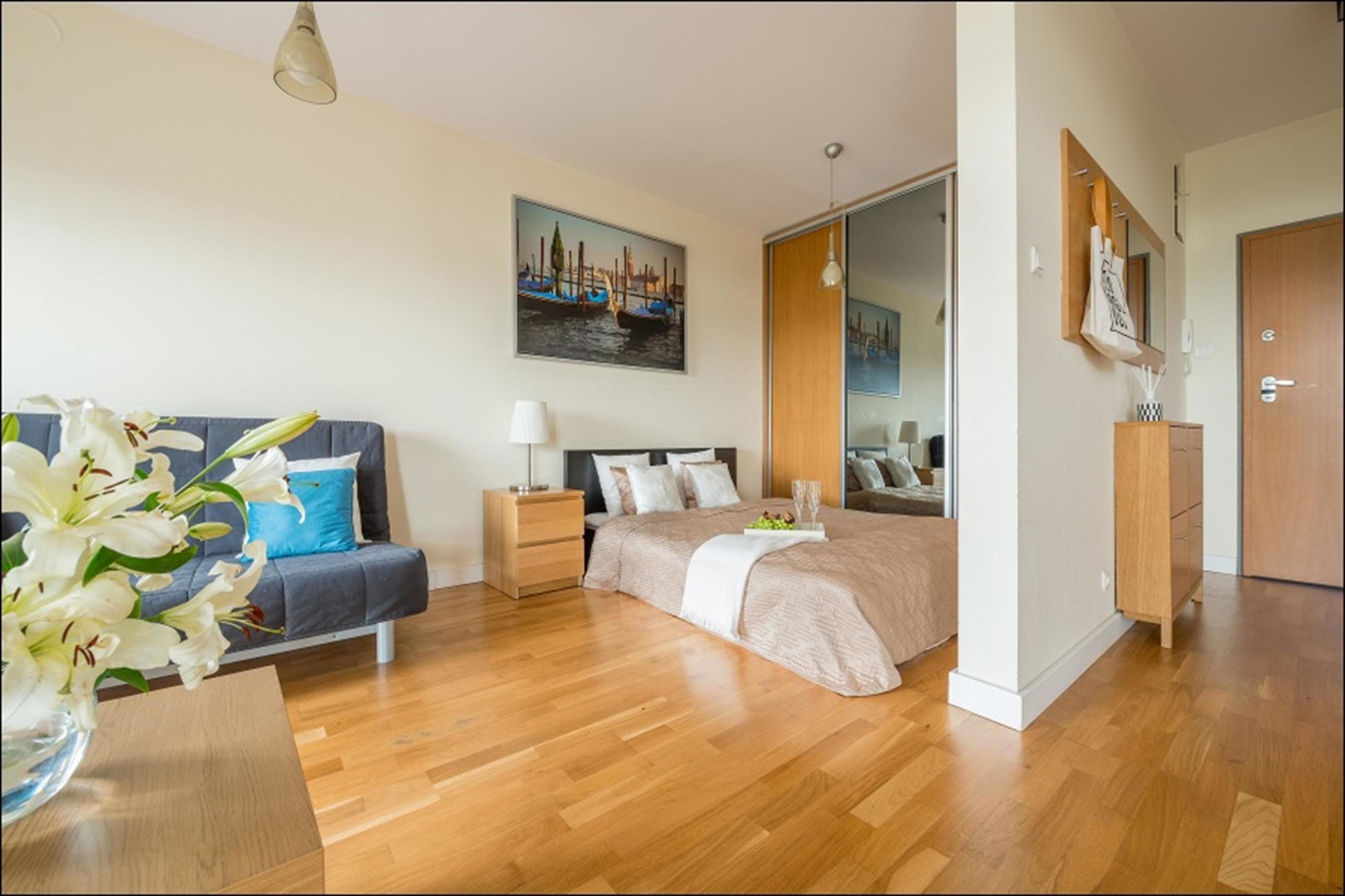 Economy-Apartment | Wohnbereich | Flachbildfernseher