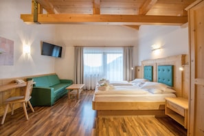 Premium Double Room, Balcony, Mountain View | View from room - Hotel Bel Vert (Selva di Val Gardena)