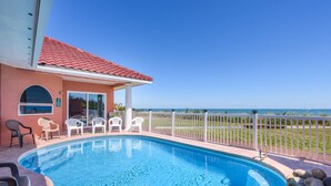 Deluxe Studio Suite, 1 King Bed, Accessible, Ocean View | Private pool - Three in One  Beach  Home (Melbourne Beach)