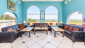 Deluxe Studio Suite, 1 King Bed, Accessible, Ocean View | Living room - Three in One  Beach  Home (Melbourne Beach)