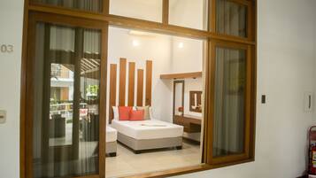 Exclusive Room, 2 Double Beds, Non Smoking, Pool View | View from room