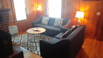 TV connectée, cheminée