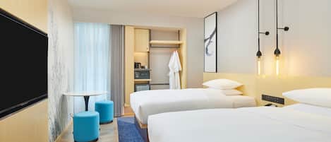Chambre Double Standard, 2 lits doubles, vue ville