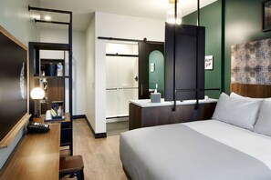 Egyptian cotton sheets, premium bedding, pillowtop beds, in-room safe