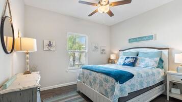 4 habitaciones, tabla de planchar con plancha y cuna de viaje