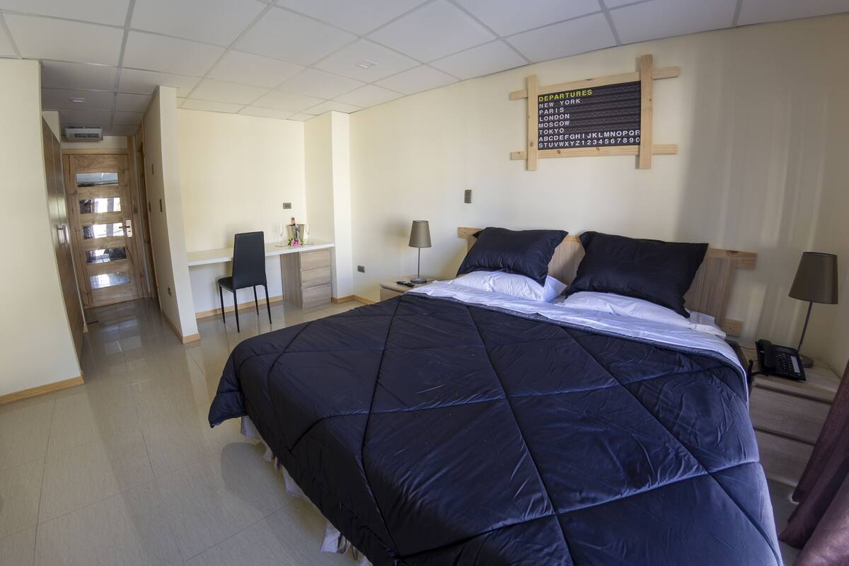 In-room safe, desk, blackout curtains, iron/ironing board (on request)
