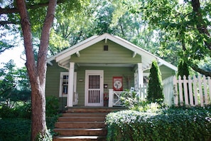 Side porch.