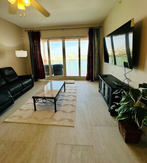 Smart TV, DVD player, books