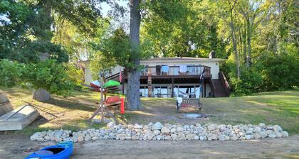 Spacious lakefront home on peaceful Cable Lake.