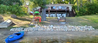 Spacious lakefront home on peaceful Cable Lake.