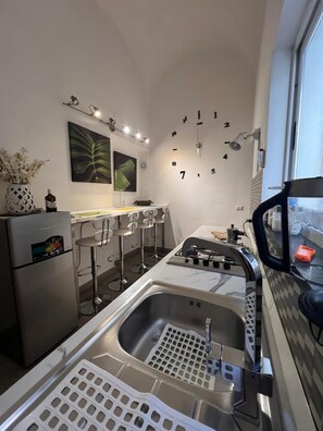 Fridge, microwave, oven, stovetop - APARTMENT, VACATION HOME CATANIA (Catania)
