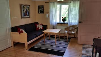 Een televisie, een open haard en een dvd-speler