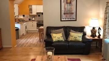 Smart TV, DVD player, books, stereo