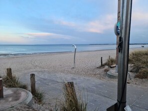 En la playa 