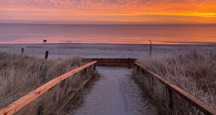NUEVO Apartamento para no fumadores Mar Báltico magia 2-6 personas directamente en la playa