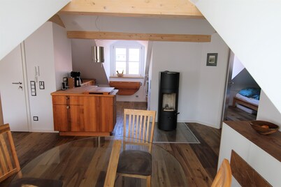 FW moderno amueblado de alta calidad en una ubicación central en el casco antiguo de Füssen