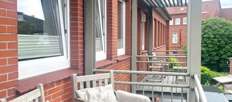 Viel Platz für große Familien direkt am Strandaufgang