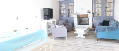 تلفزيون، مدفأة