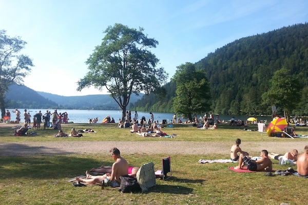 Lac de Longemer et sa plage