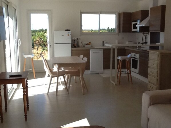 Fridge, microwave, oven, stovetop - Marie's house (Estézargues)
