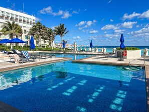 Una piscina riscaldata