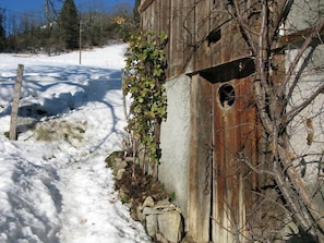 Chemin d'accès au gîte