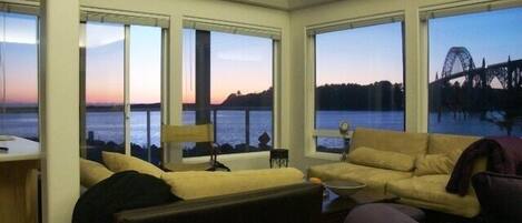 TV, fireplace, DVD player, foosball