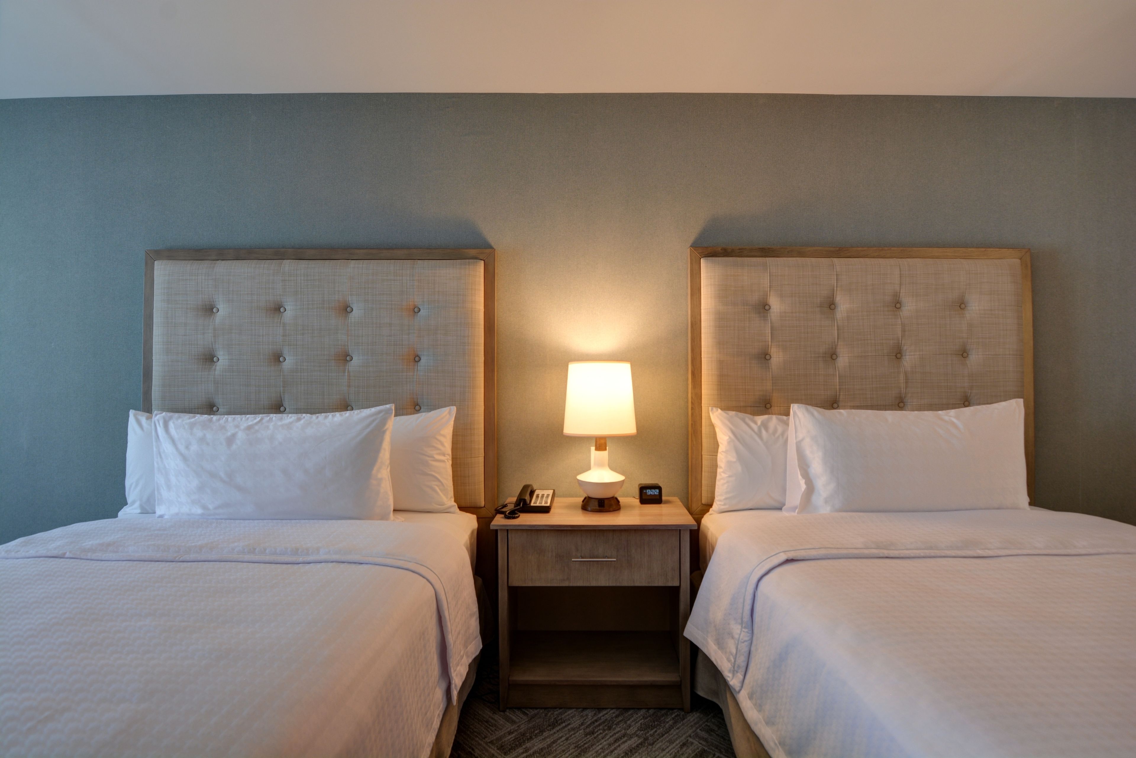 suite, 2 queen beds, accessible (mobility & hearing, roll-in shower) | in-room safe, desk, soundproofing, iron/ironing board