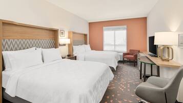 Standard Room, 2 Queen Beds | Hypo-allergenic bedding, desk, blackout curtains, soundproofing