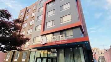 Voorkant van accommodatie