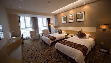 Minibar, in-room safe, desk, blackout curtains