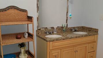Hair dryer, towels