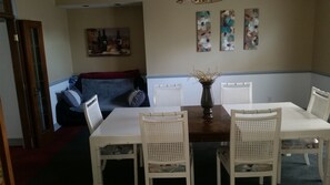 Dining - 7 Bedrooms / 3 Baths Apartment ~ On 5 Acres AC, WIFI, Pond For Fishing, Firepit (Norton Shores)