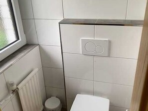 Shower, hair dryer, towels, soap - Studio Krinnenspitze South - House Rosemarie (Nesselwängle)