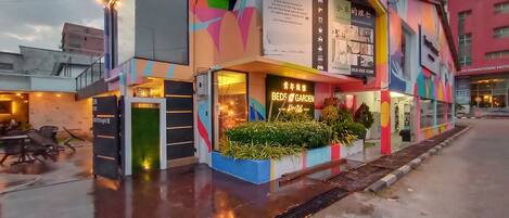 Fassade der Unterkunft