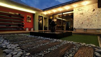 Entrada de la propiedad